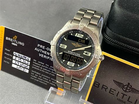 breitling chronometre aerospace e75362|breitling k75362 bracelet.